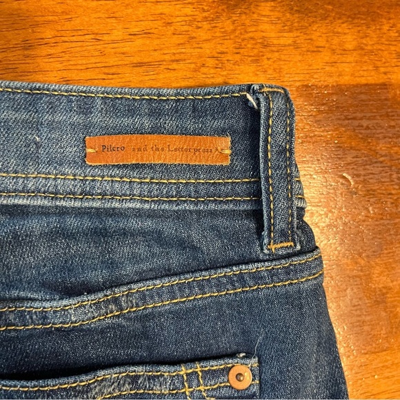 Pilcro and the Letterpress slim boyfriend blue denim jeans size 25 - Picture 13 of 13